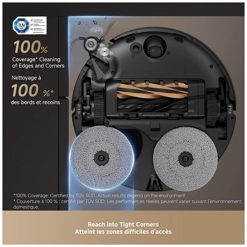 Robô Aspirador e Mop Dreame X50 Ultra Complete Preto 20.000Pa Auto Esvaziamento e Auto Limpeza 110V
