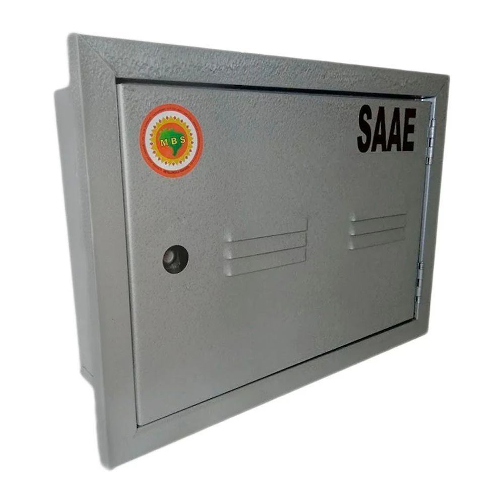 Caixa de Proteção para Hidrômetro Saee Porta Fechada 38x27x12cm Brassol