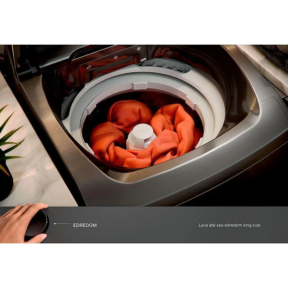 Lavadora de roupas brastemp double wash 16 kg 127v titanio (bwd16a9) 110v