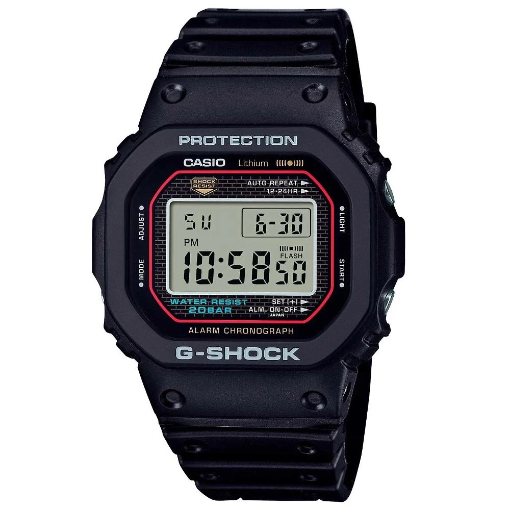 Miniatura Relógio Casio G-Shock DW-5000R-1ADR Revival 40 anos *Made in Japan