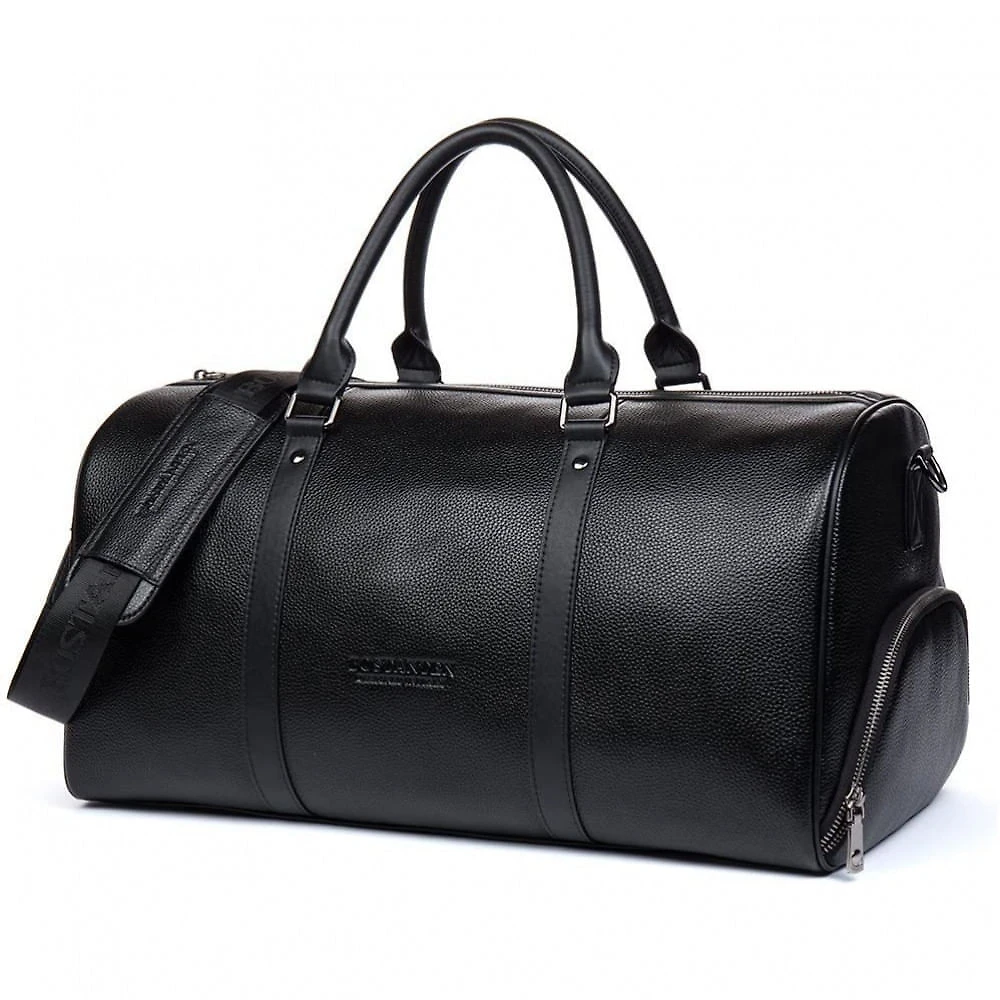 BOSTANTEN Bolsa de Viagem Masculina Clássica de Couro