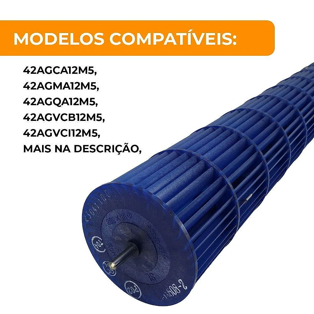 Turbina Evaporadora 61x9,6cm 12.000 Btus Inverter Xtreme Save Connect - Midea único