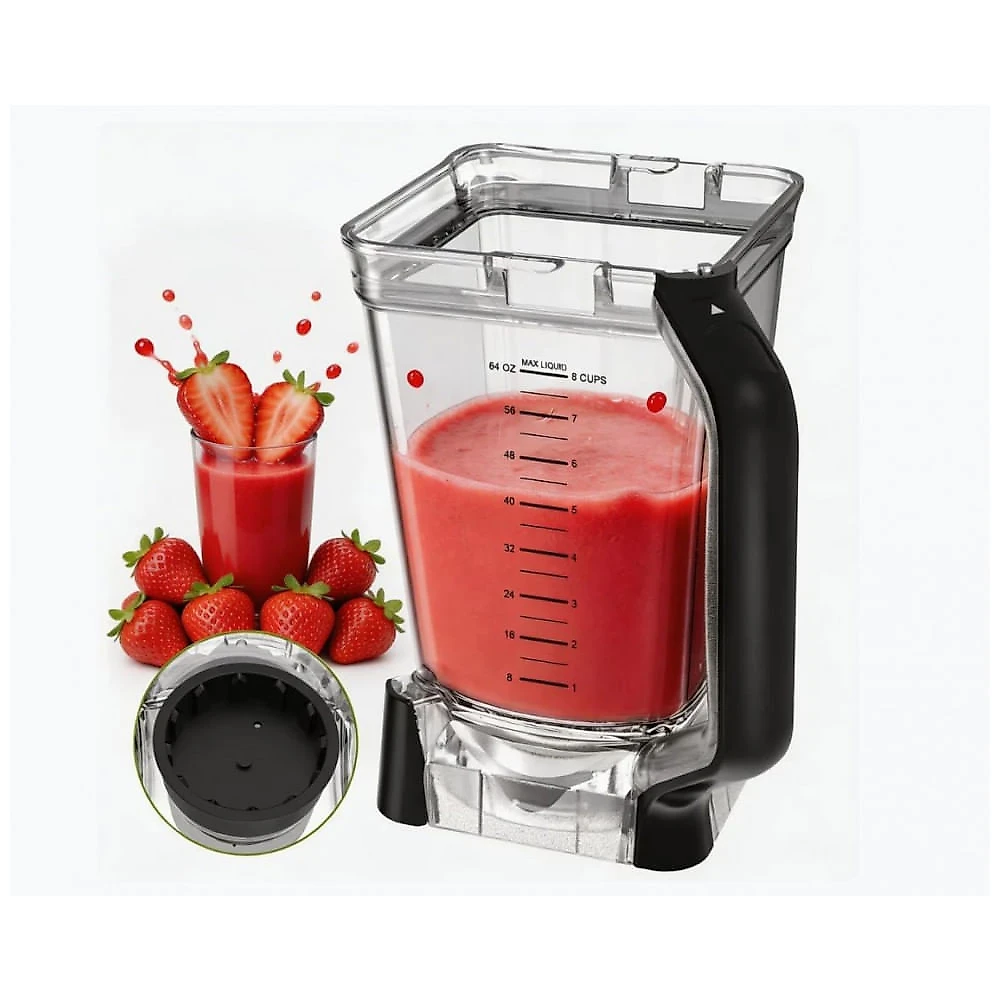 PQSGNYQ Jarra de Substituição 2,13 L para Liquidificador Ninja Profissional BN751 e Modelos Compatíveis