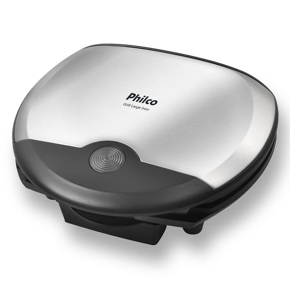 Grill Philco Large Inox Antiaderente Placas Onduladas 110V