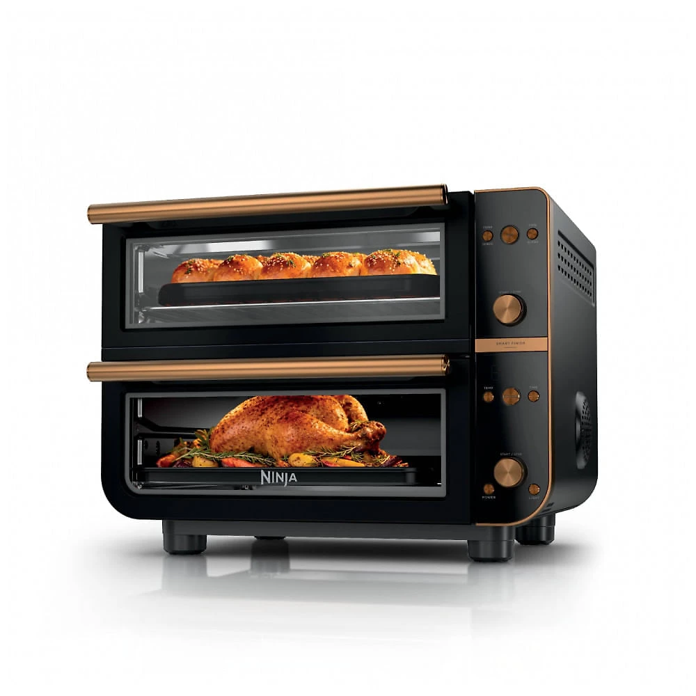 Forno de Bancada Ninja DCT801BK Forno Duplo PRO Smart XL Air Fryer Preto Ônix 110V
