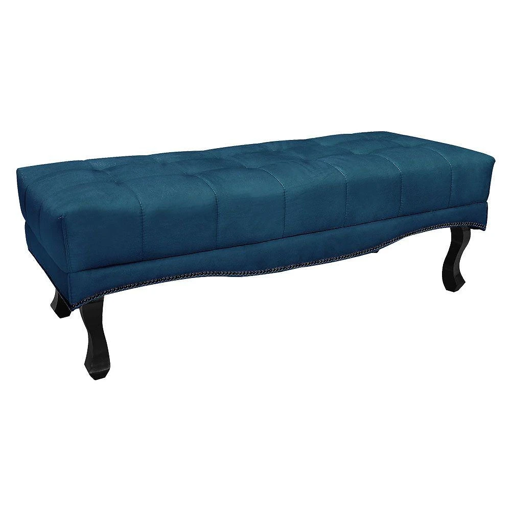 Calçadeira Recamier King 1,95M Cor Azul Marinho