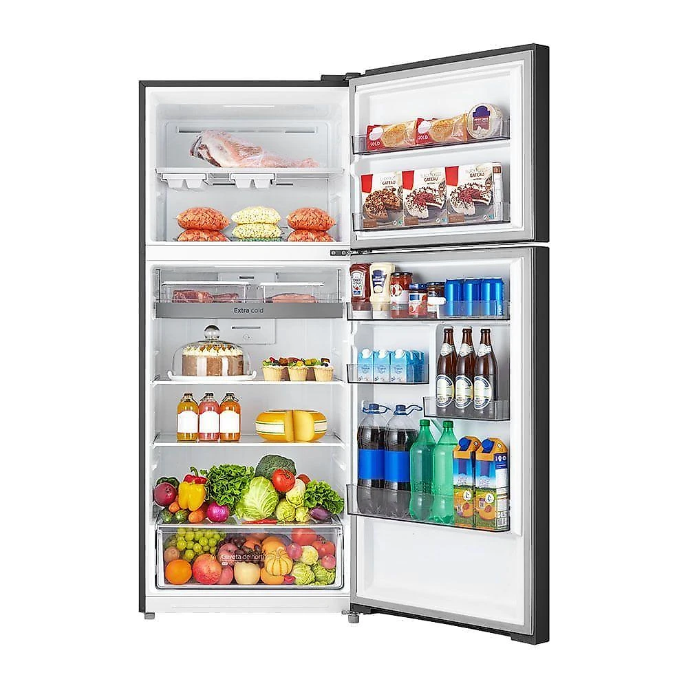 Geladeira Midea Duplex Frost Free Inverter 473L MDRT611EVADX2 Preto 220V