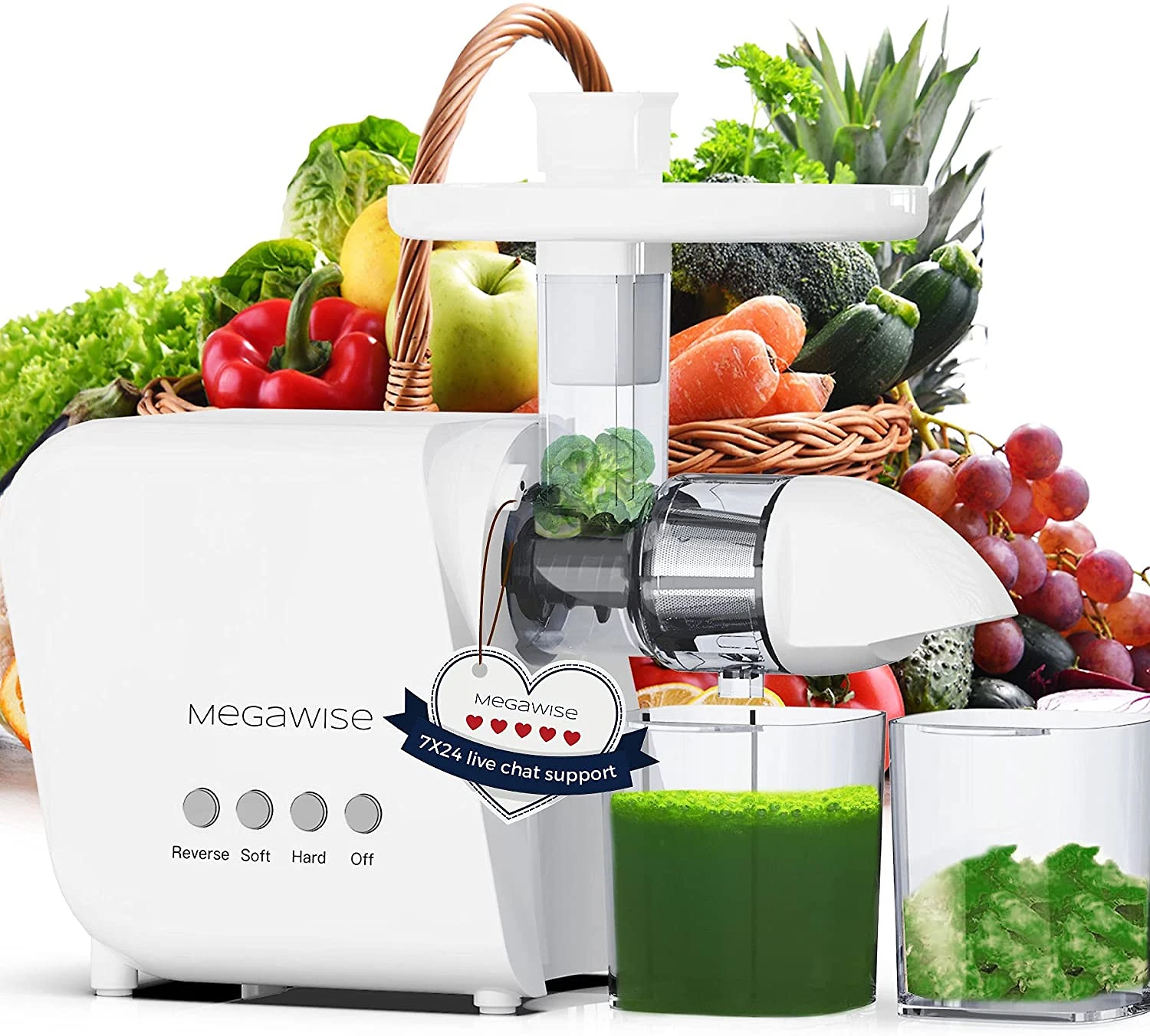 MegaWise Centrífuga de Frutas Capacidade 400 mL 2