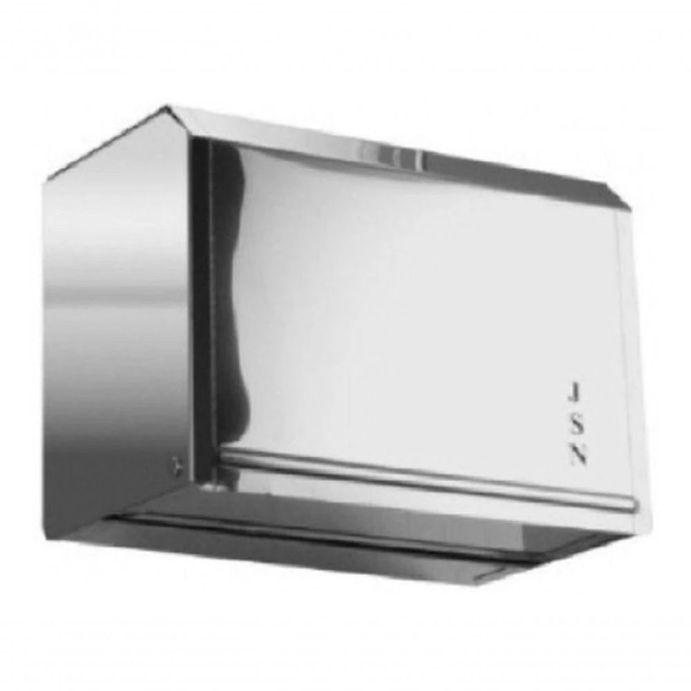 Porta Papel Toalha (M1i) em Aço Inoxidável 430 com Abertura Frontal e Fechadura ABS para Parede Inox