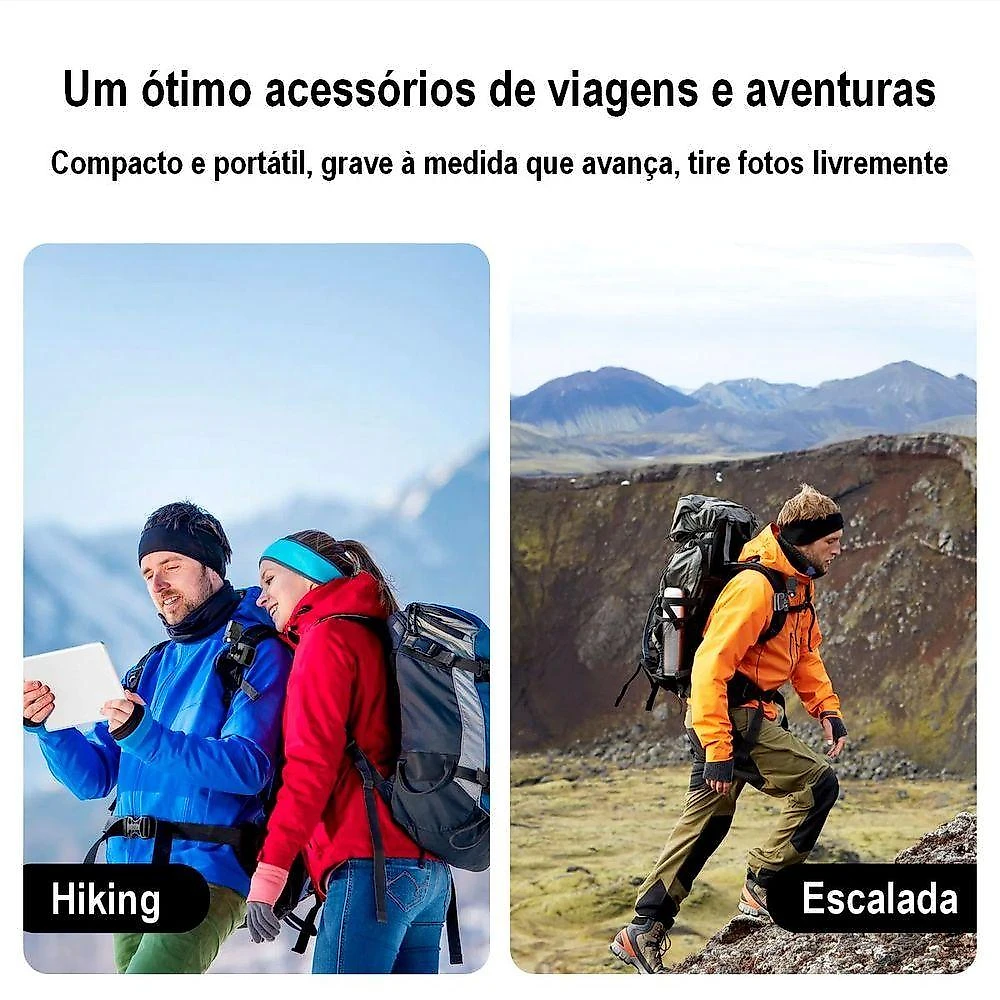 Suporte Clipe Magnético 360° Para Alça De Mochila - Telesin