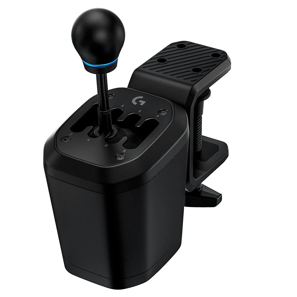 Câmbio Logitech G RS H-Shifter para Consoles e PC, Compatível com Base do Volante RS50 e PRO - Preto