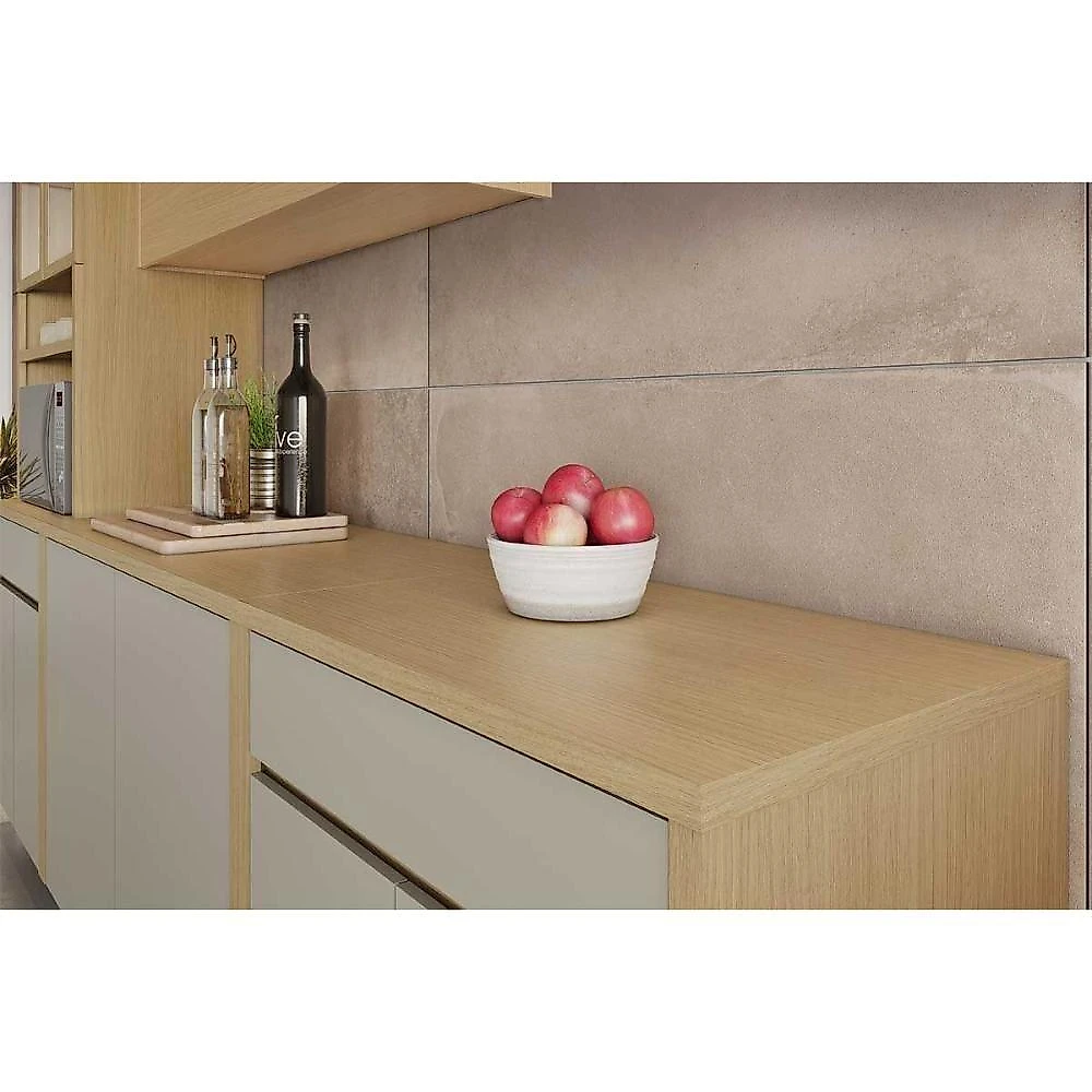 Cozinha Modulada Nesher Condessa Condessa 6 Peças (3aéreos+2balcões+1paneleiro) C6p93 Carvalho-cinza - Nesher