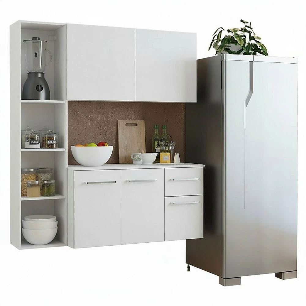 Miniatura Armário de Cozinha Compacta 120cm Easy Madesa Branco