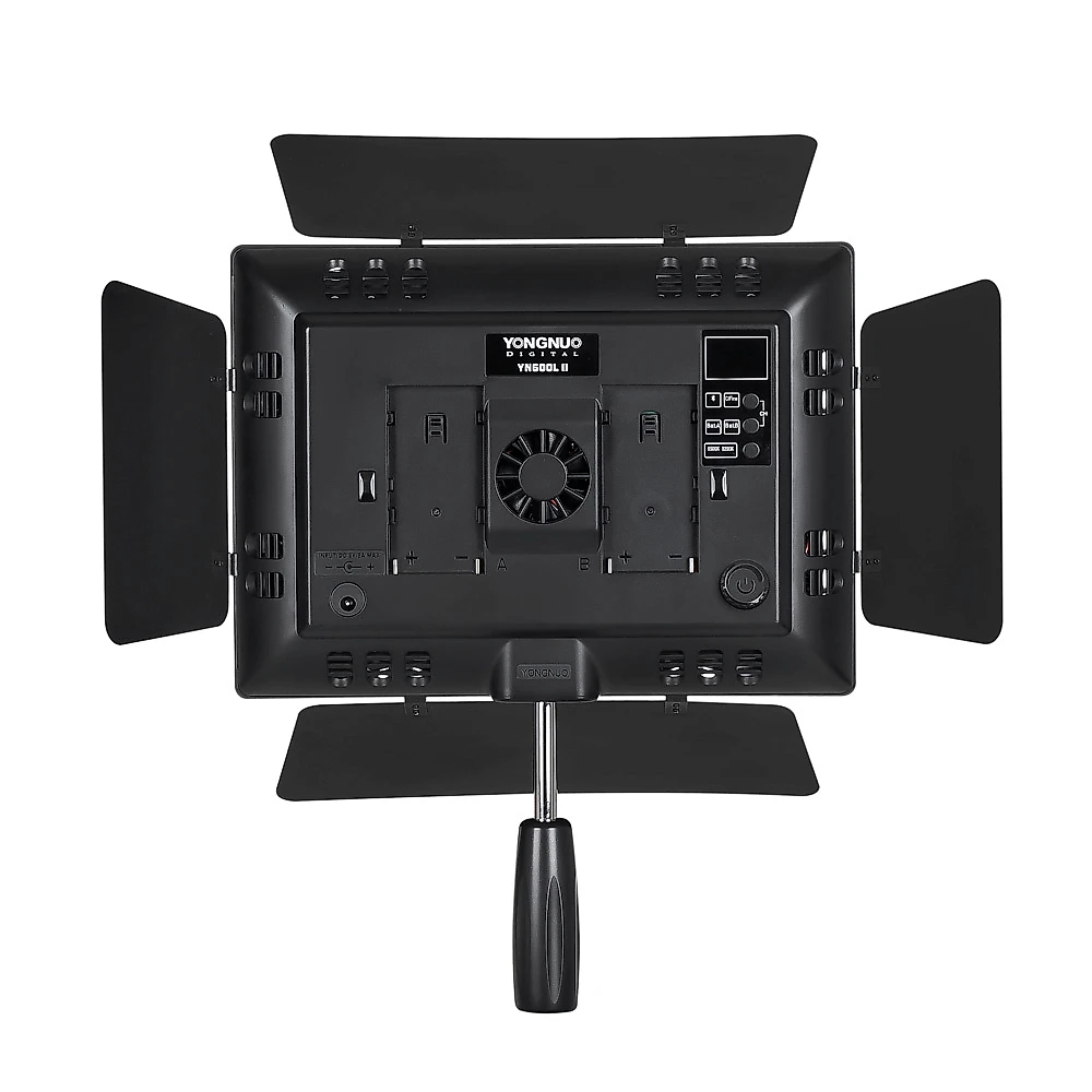 Kit Painel Iluminador LED Yongnuo YN600L II Bi-Color Video Light com Fonte DC 12V 5Amp (Bivolt)