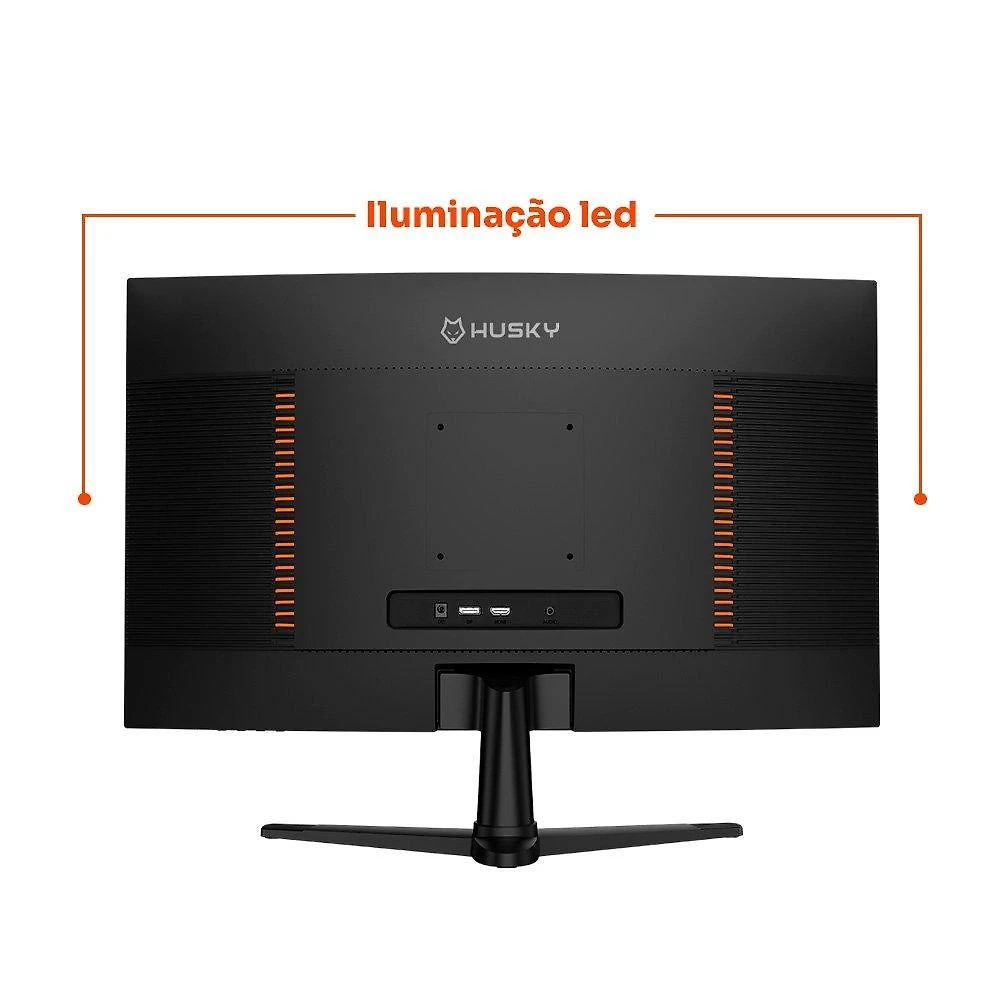 Monitor Gamer Curvo Husky Boreal 27", FHD, 260Hz, 1ms, Adaptive Sync, VA, DisplayPort e HDMI, HDR - HMG00627PT