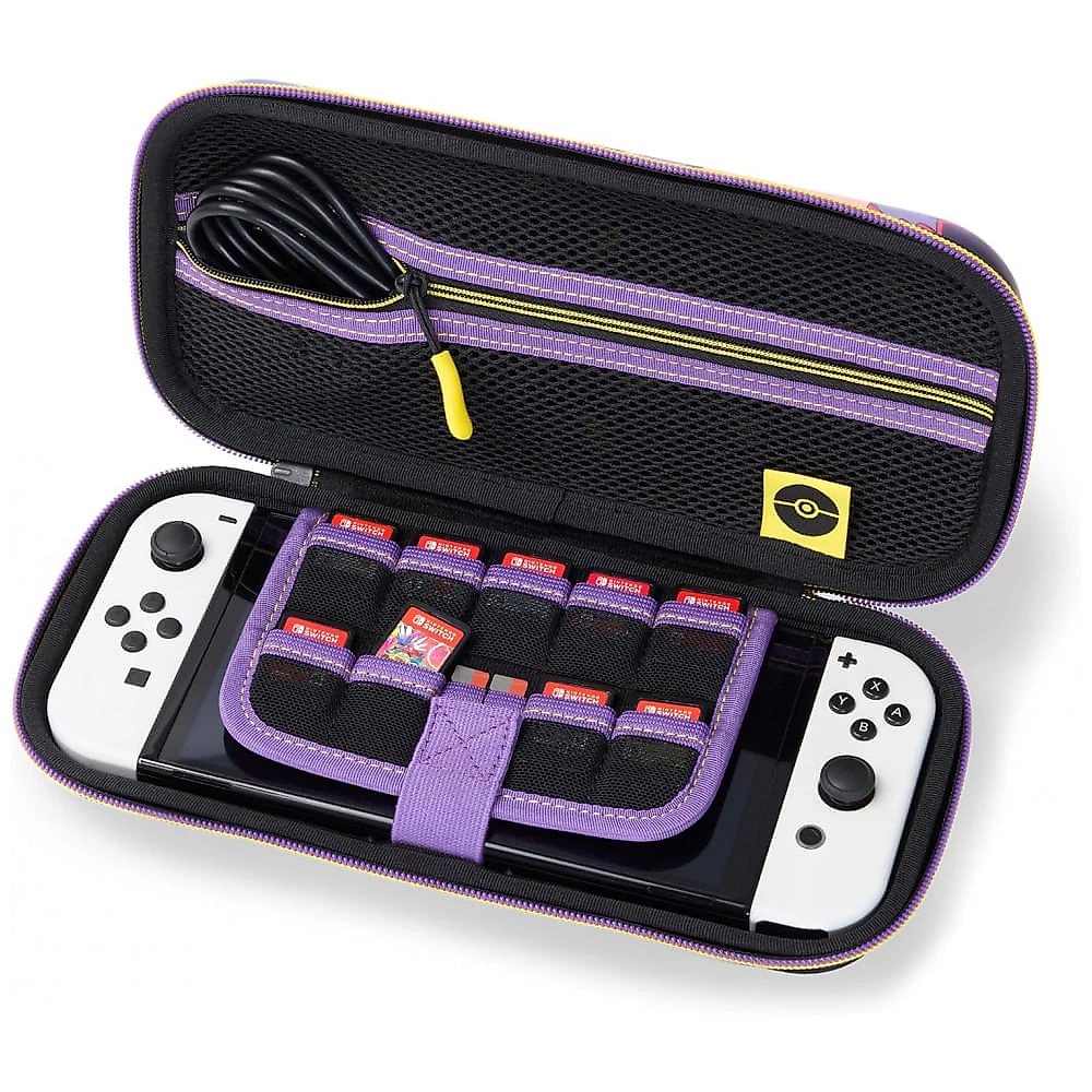 Case rígido PowerA Protection Case para Nintendo Switch Pikachu vs Gengar compatível com Switch, Switch OLED e Switch Lite