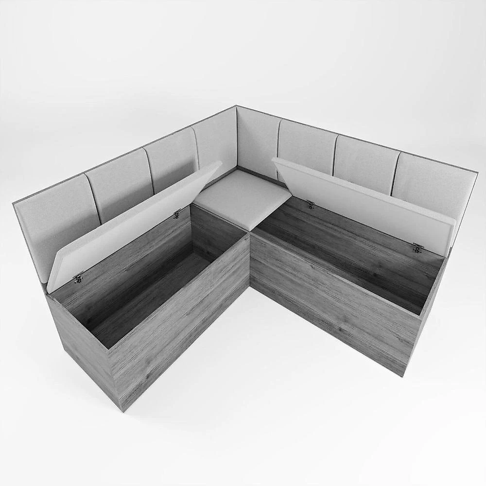 Conjunto Canto Alemão com Baú Mesa 120x77,5cm Tampo sem Vidro com 2 Cadeiras Milão Mel/Preto