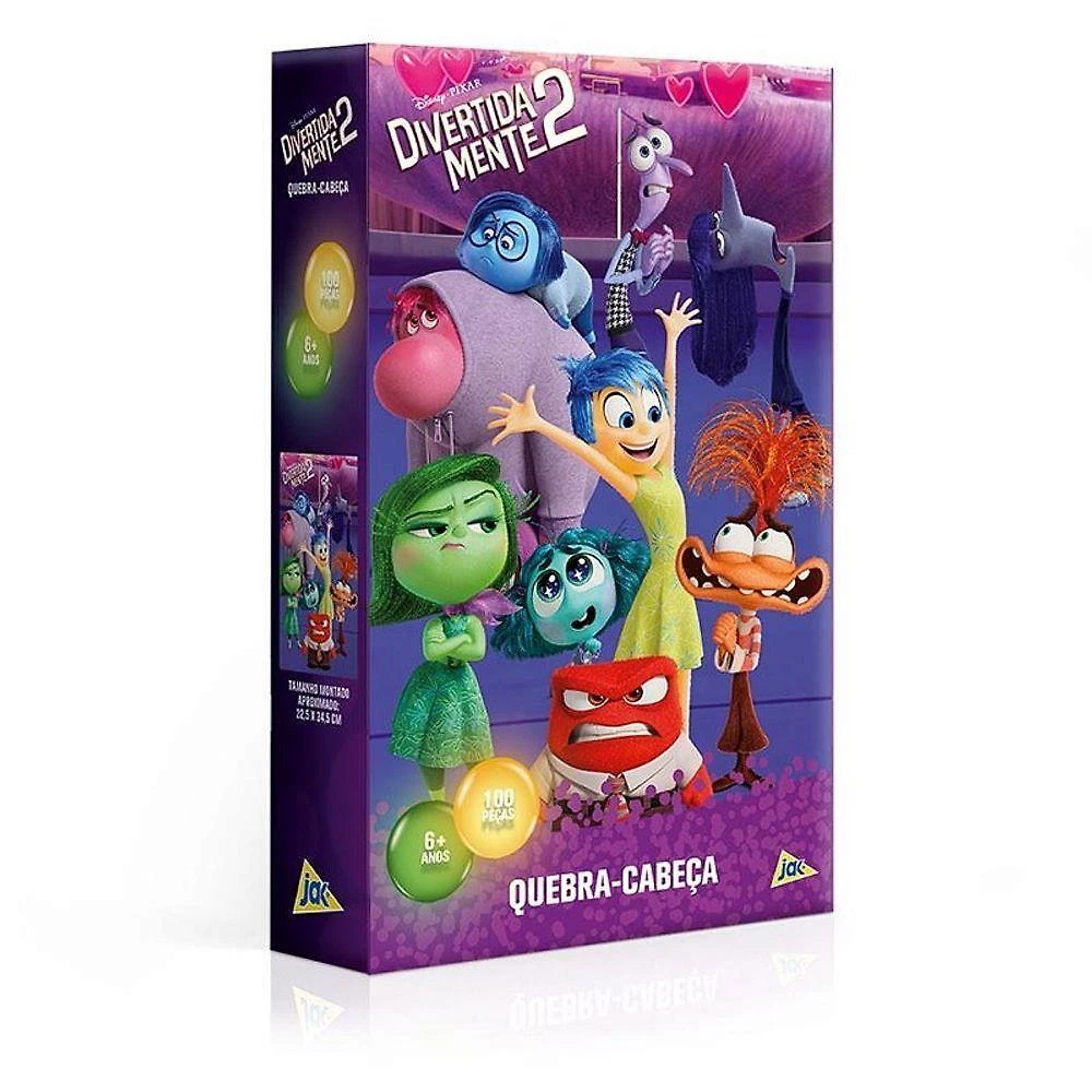 Quebra-cabeça Cartonado Divertidamente 2 com 100 Peças Toyster Brinquedos