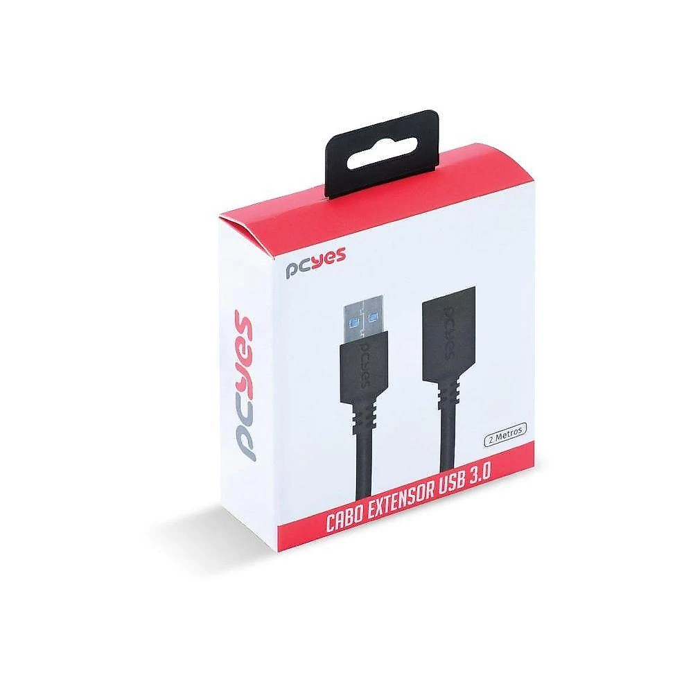 Cabo Extensor Usb A 3.0 M P- F 2m - Puamf3-2