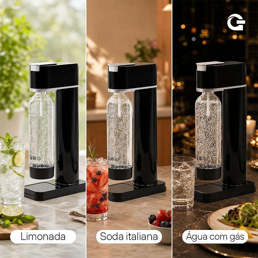 SODA MAKER GALLANT SPARK PRETO (GSM01AB01A-PT)