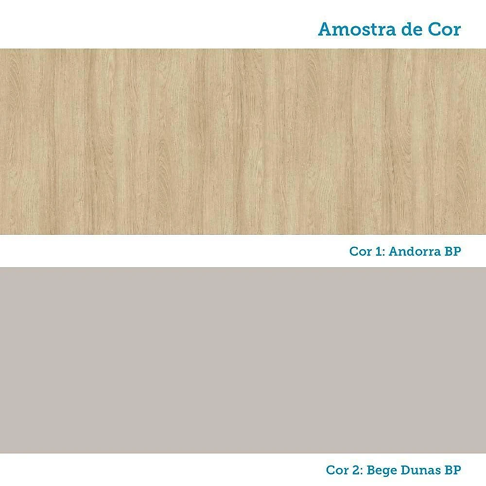 Paneleiro De Cozinha 40 Cm 2 Portas 4 Prateleiras Essenza Lu Andorra-bege Dunas