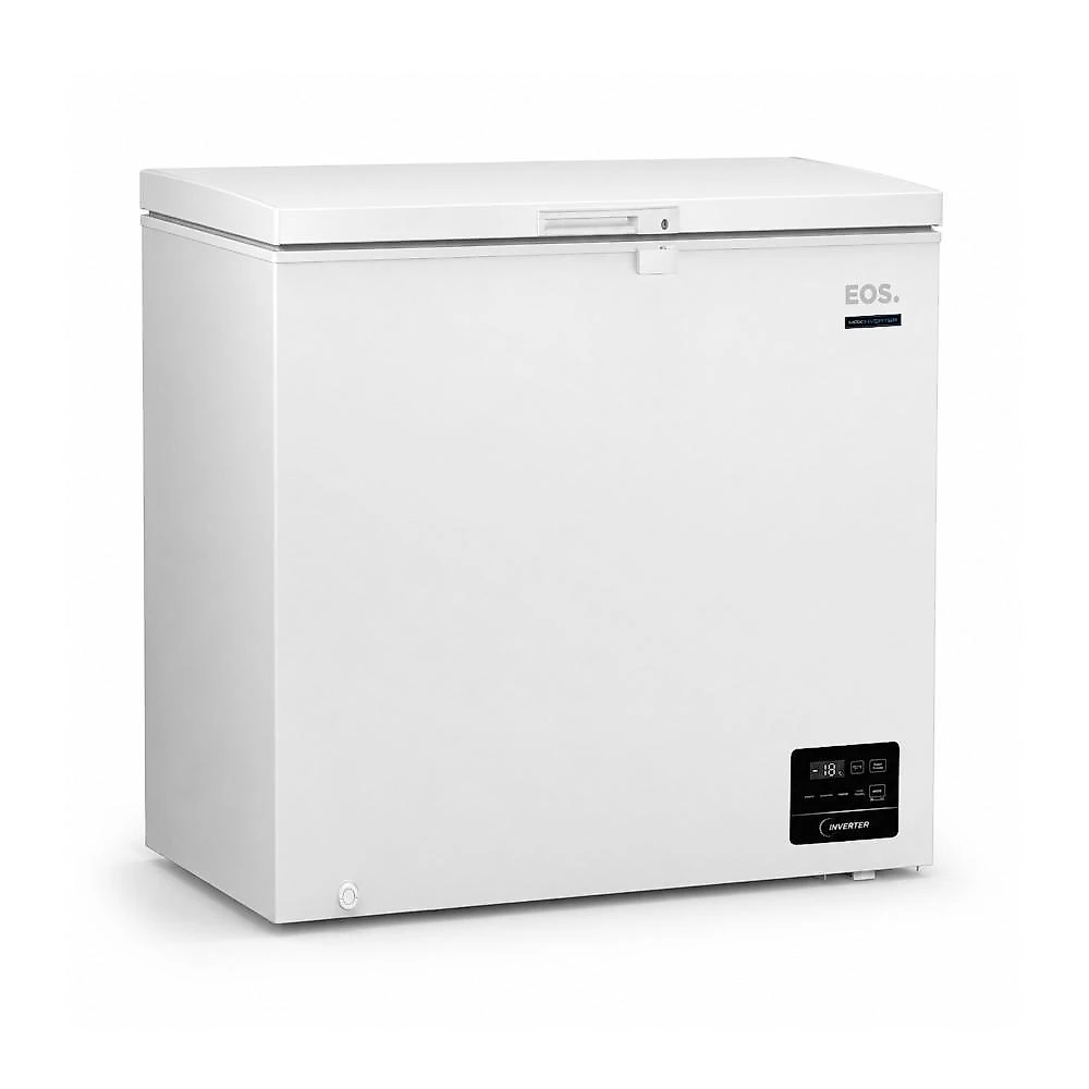 Freezer e Conservador Horizontal EOS 215 Litros Digital Tripla Ação Max Inverter Branco EFH251IDX Bivolt