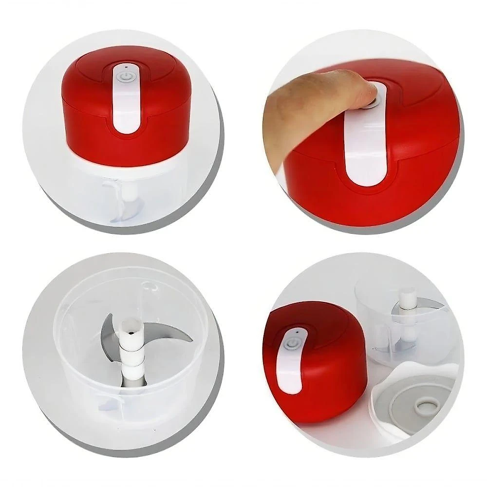 Multiprocessador Ud699 30W Vermelho para Facilitar o Preparo de Receitas no Dia a Dia 110V