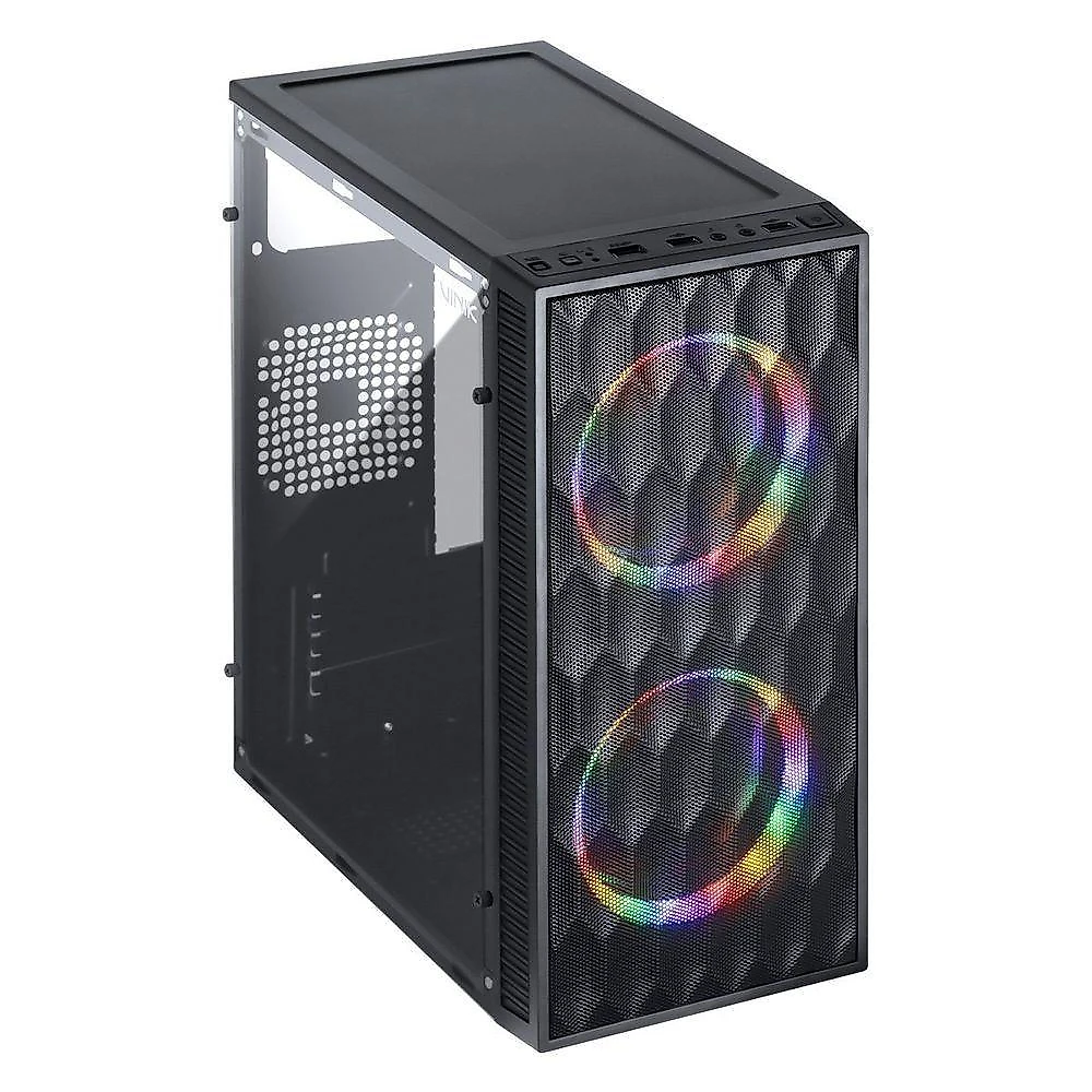 Gabinete Gamer Wave Mid Tower Micro ATX Mini ITX Acrílico Preto Vinik