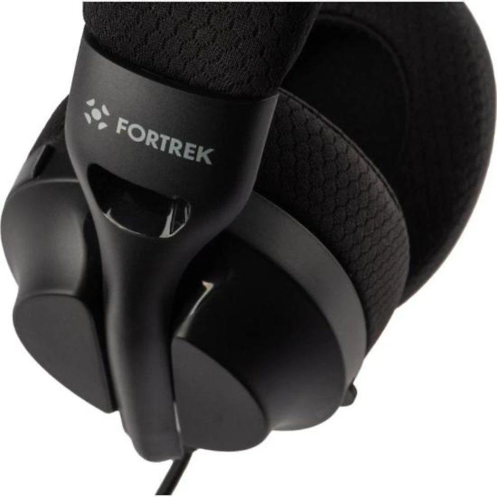 Headset 7.1 Fortrek Wise USB Microfone Retrátil Preto