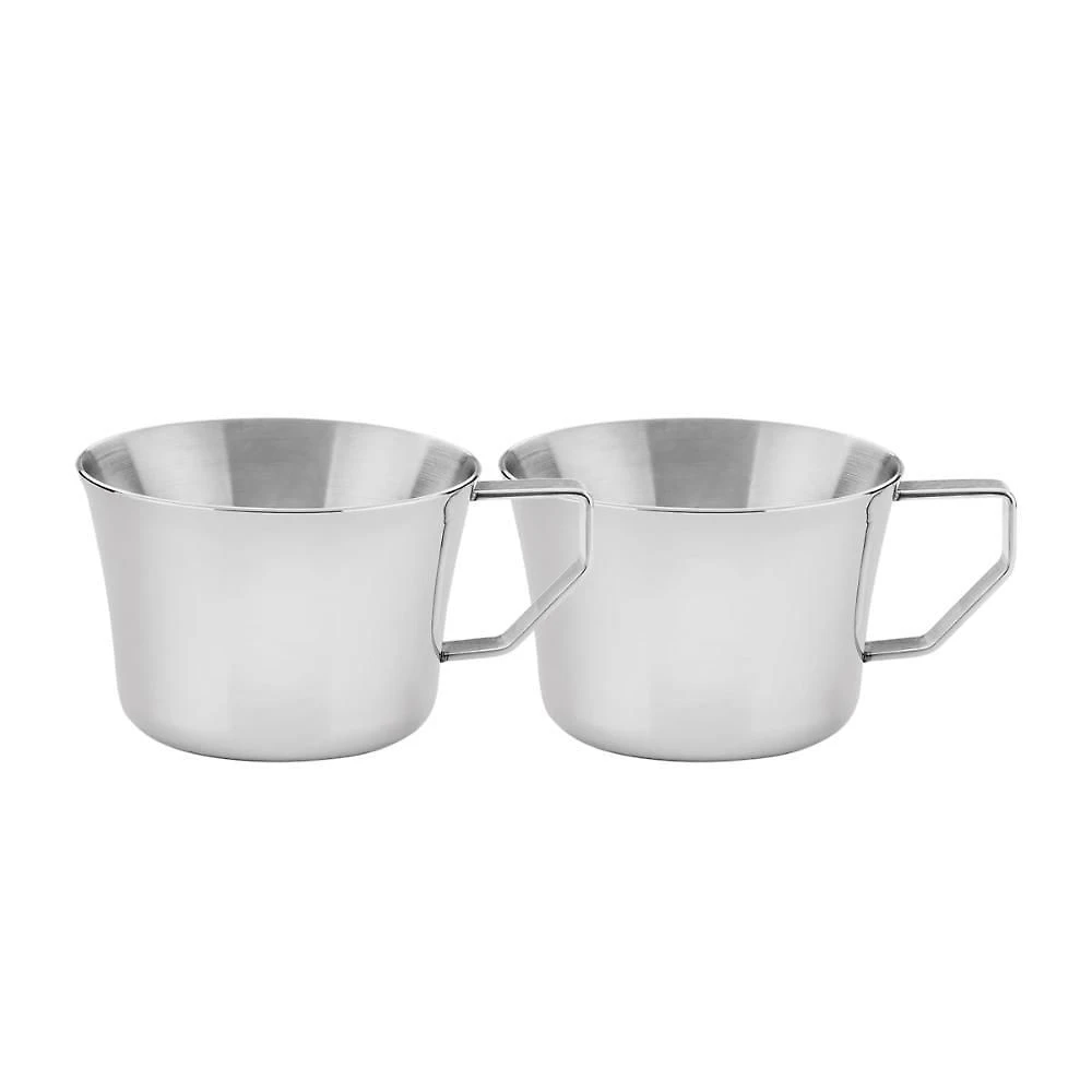 Conjunto de Xícaras Chá e Café em Aço Inox com Acabamento Brilho para Cozinha Inox Tramontina 2