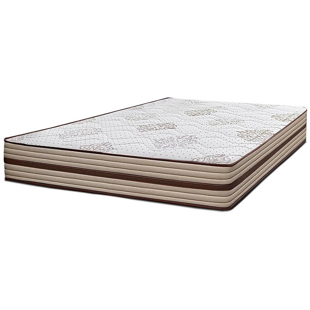 Colchão de casal cama inbox livity com molas ensacadas e espuma d26 24x138x188cm – bege