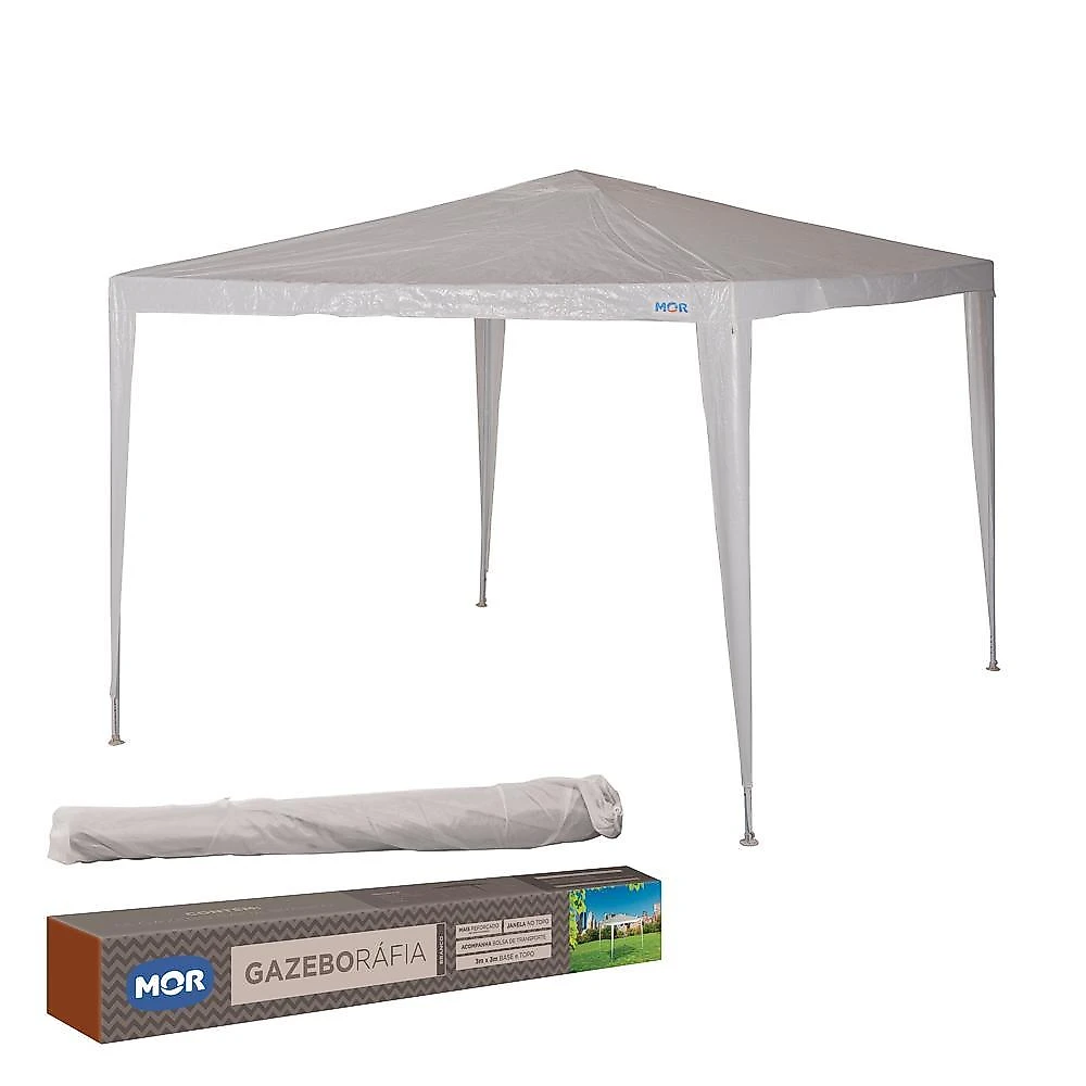 Tenda praia gazebo 3x3m rafia com bolsa de transporte mor azul