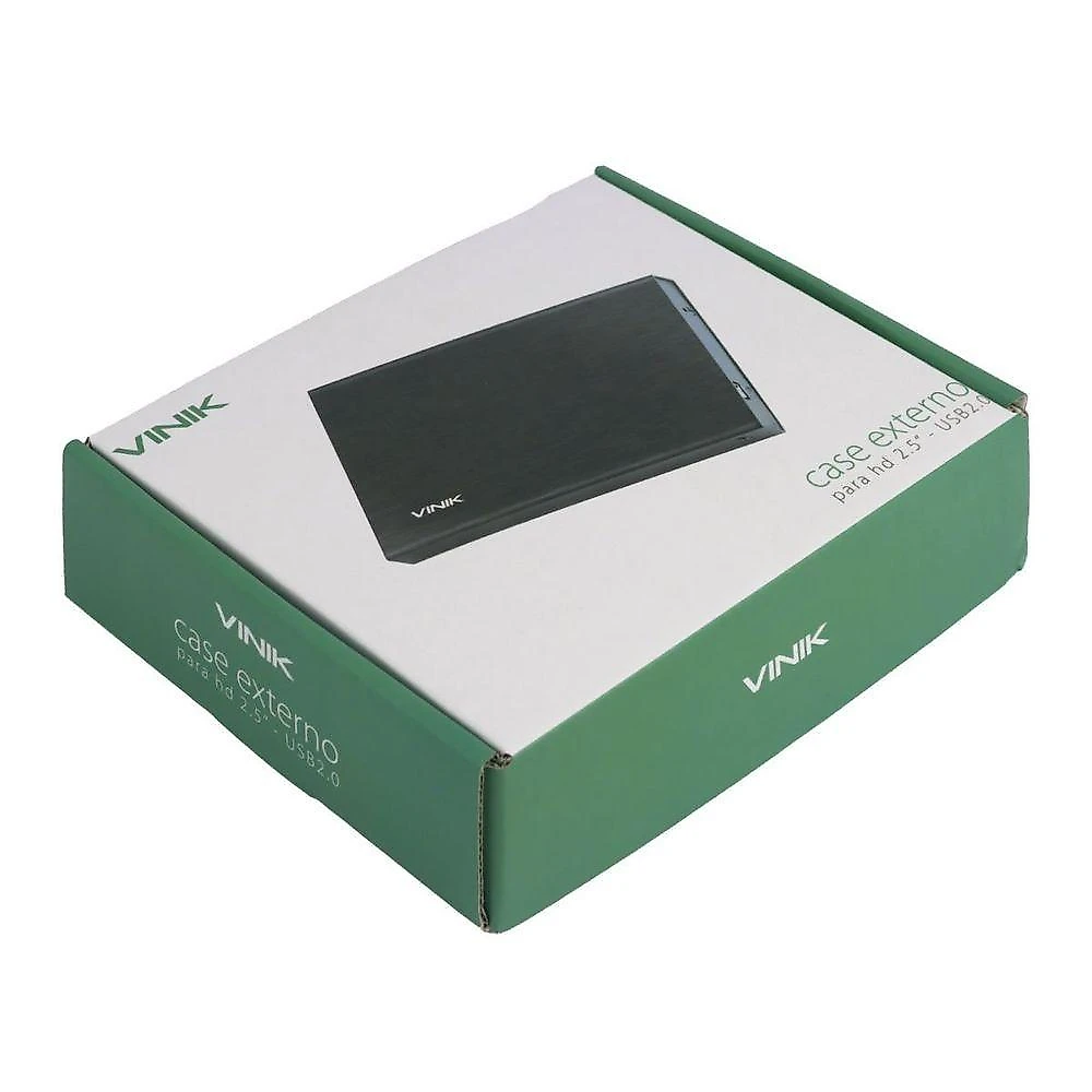 Case Externo para SSD 2.5" Chda-100 com Conexão SATA e USB 2.0 Preto Vinik
