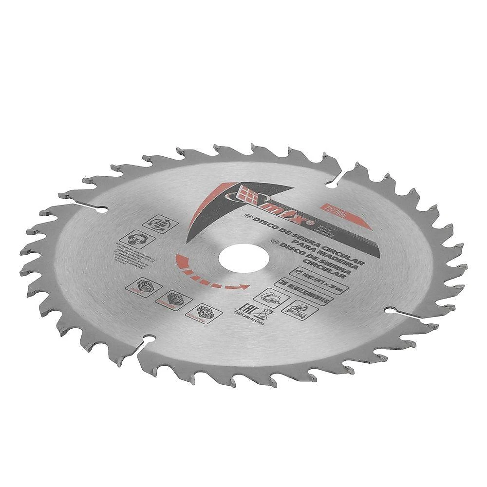 Disco de Serra Circular 185mm 7,1-4'' 20mm 36 Dentes Widea 7327855 Vermelho Mtx webcontinental-7899612792037