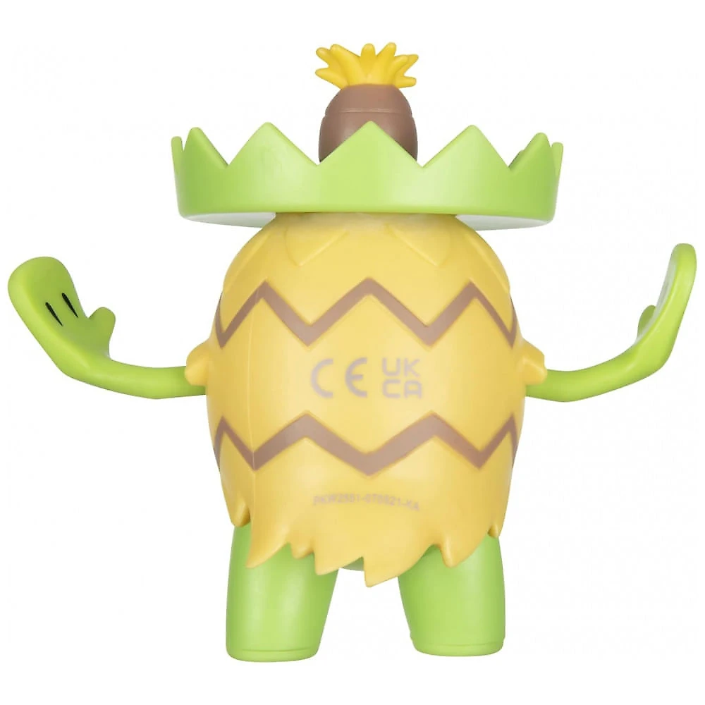 Conjunto figuras Pokémon tipo Grama 3 peças Ludicolo 11 cm, Ivysaur 8 cm e Grookey 5 cm Jazwares