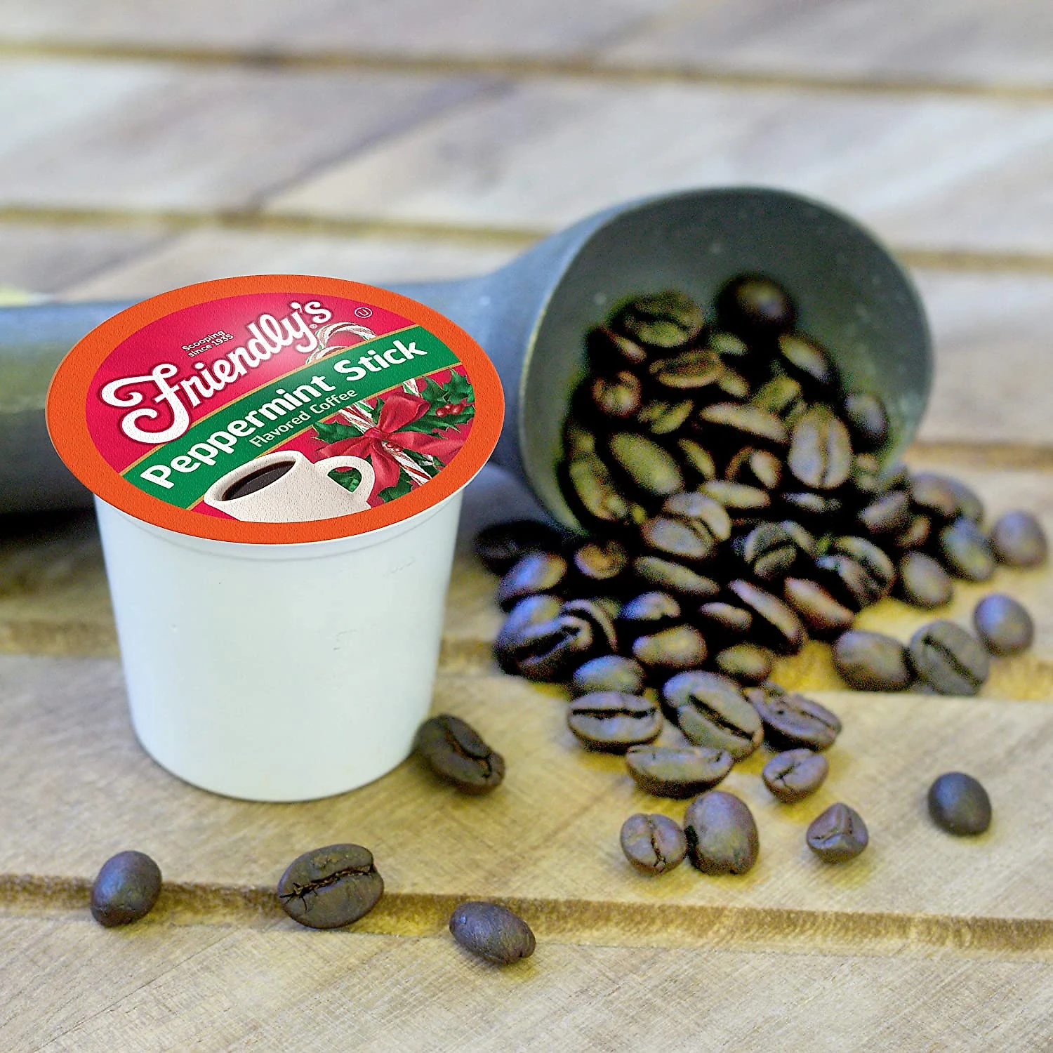 Cápsulas de Café de Peppermint Stick 40u Keuring Kcup Friendlys