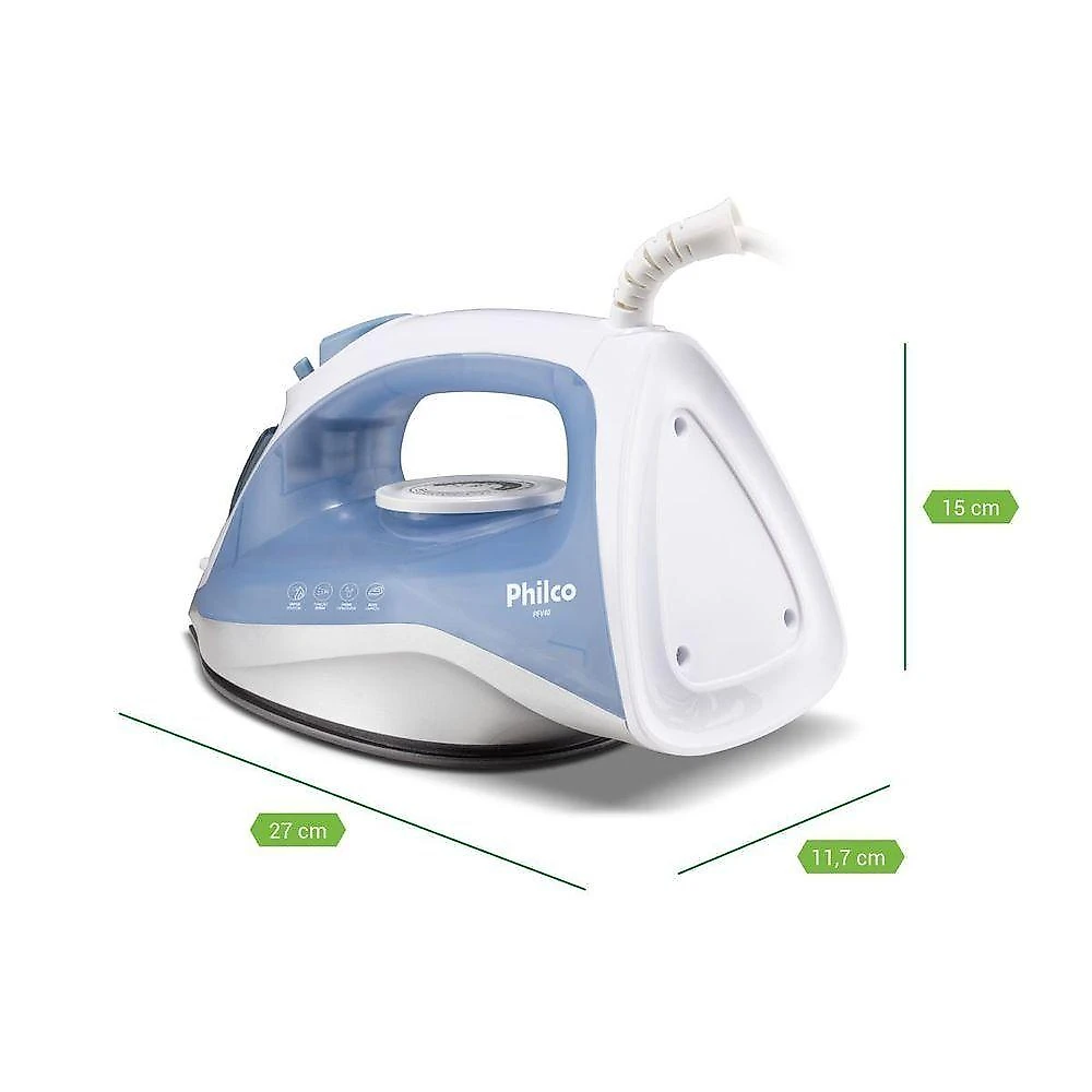 Ferro A Vapor Philco 245ml PFV40 Base Antiaderente 110V