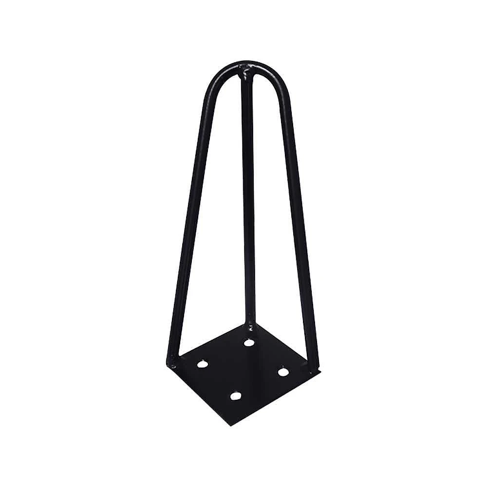 Kit 18 Pés Hairpin Legs Gran Belo G41 para Mesas de Centro 15cm Preto