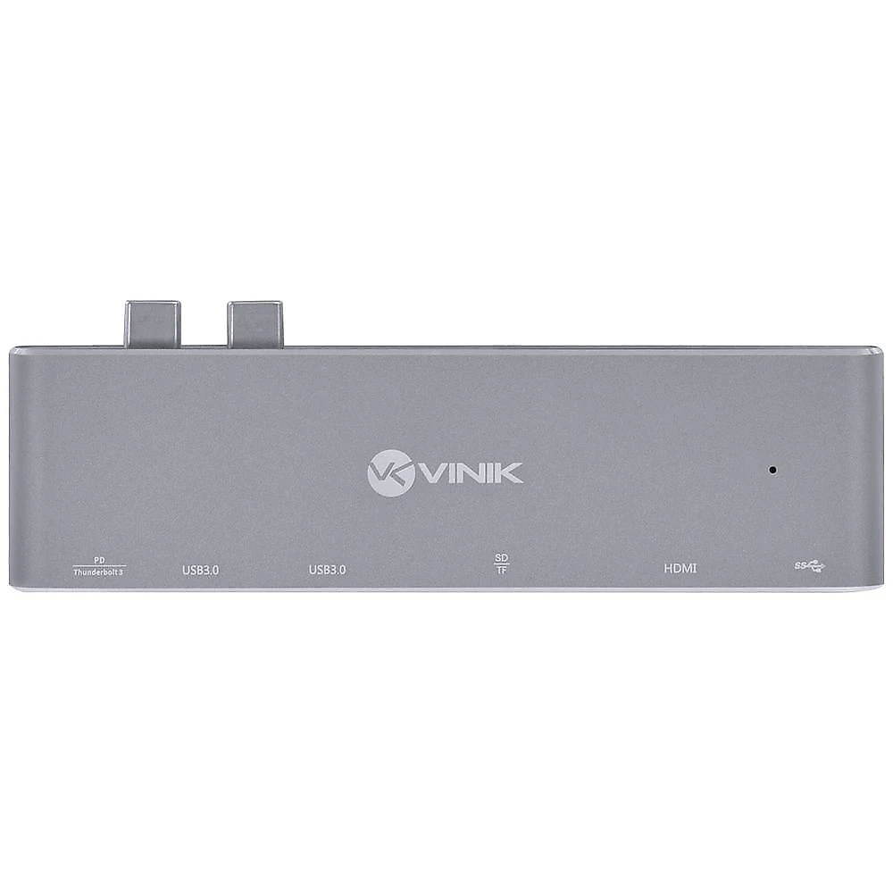 Hub Usb Tipo C 7 Em 2-2 Usb 3.0 Leitor De Cartao Sd Tf Hdmi Thunderbolt 3 Power Delivery 100w Hc-72