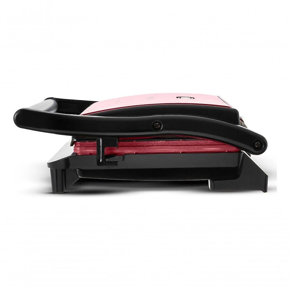 Sanduicheira Grill Press Red Ceramic PG-01-RC com Revestimento Cerâmico 1000W Vermelho 110V
