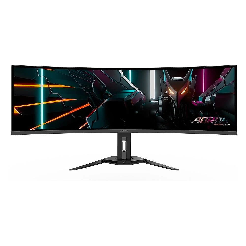 Monitor Gamer Gigabyte AORUS QD-OLED 49", DQHD, 144Hz, 0.03ms, FreeSync Premium Pro, HDR 400, Altura Ajustável, Som Integrado - CO49DQ-SA