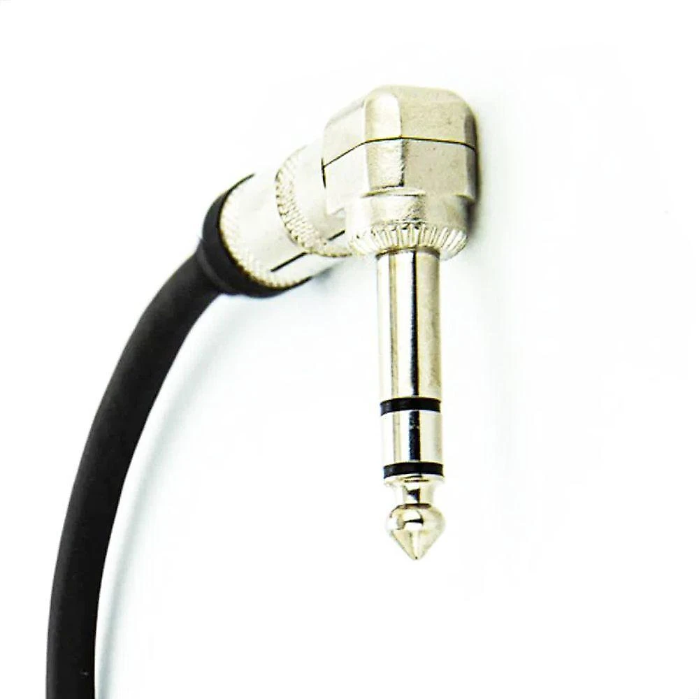 Cabo Adaptador P10 90º X P10 90º Estereo - 30 Cm