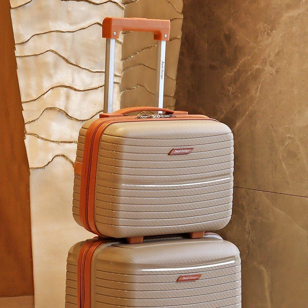 Kit Viagem 2 Pçs - Mala De Bordo E Frasqueira De Viagem Vintage