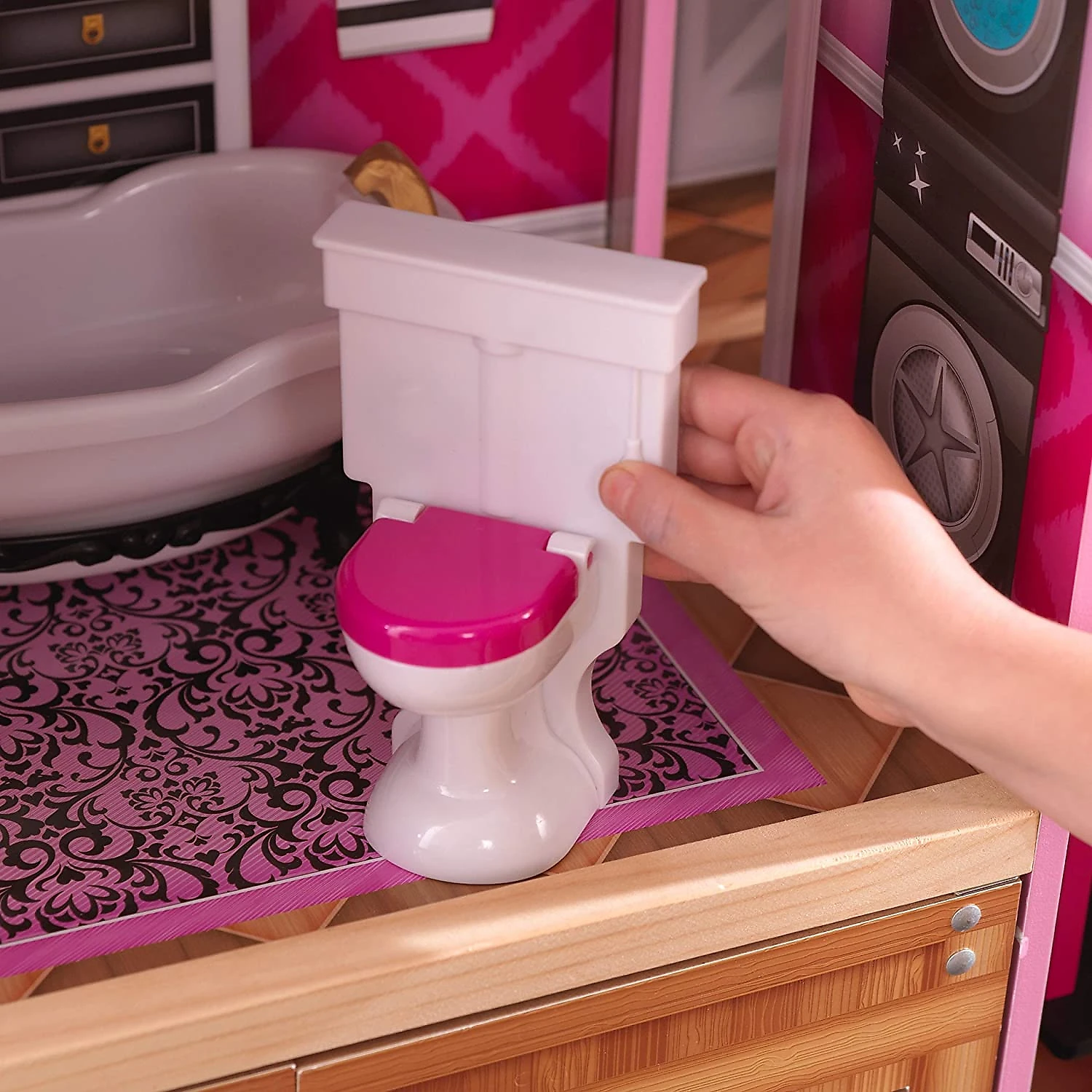 KidKraft Casa de Bonecas com 30 Acessórios Luzes e Sons para Crianças a partir de 3 anos