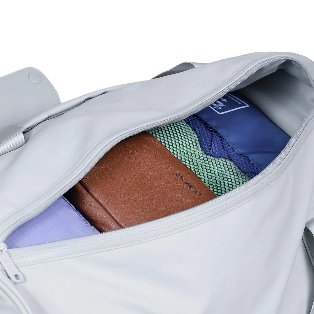 Bolsa de Viagem Esportiva Puff Cinza Azul