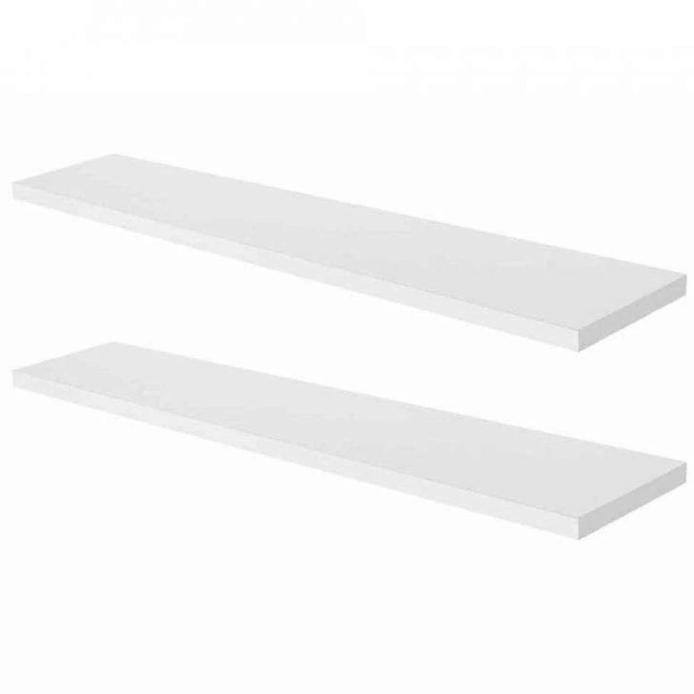 Prateleira F031 60x20CM MDF 100% Branco para Organização em Parede