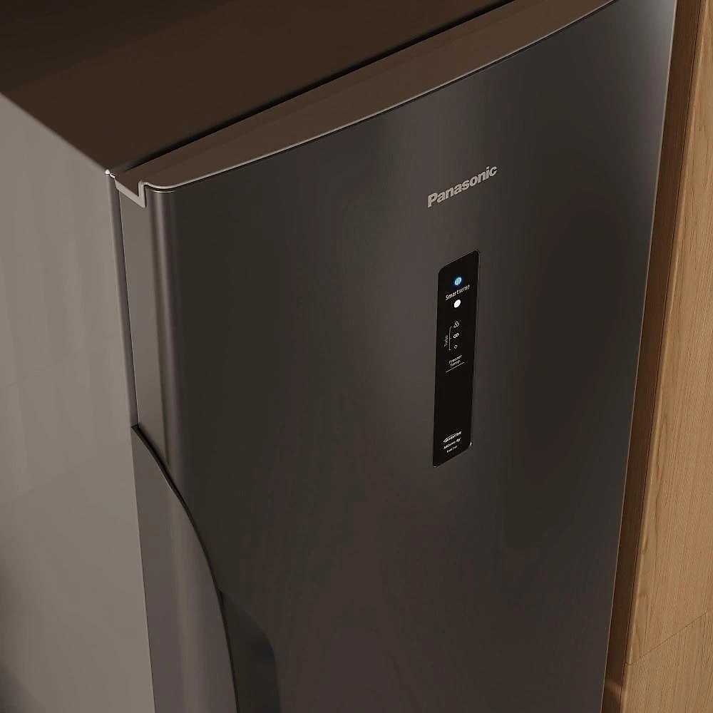Geladeira panasonic bb41t inverse 407l frost free inverter titânio 110