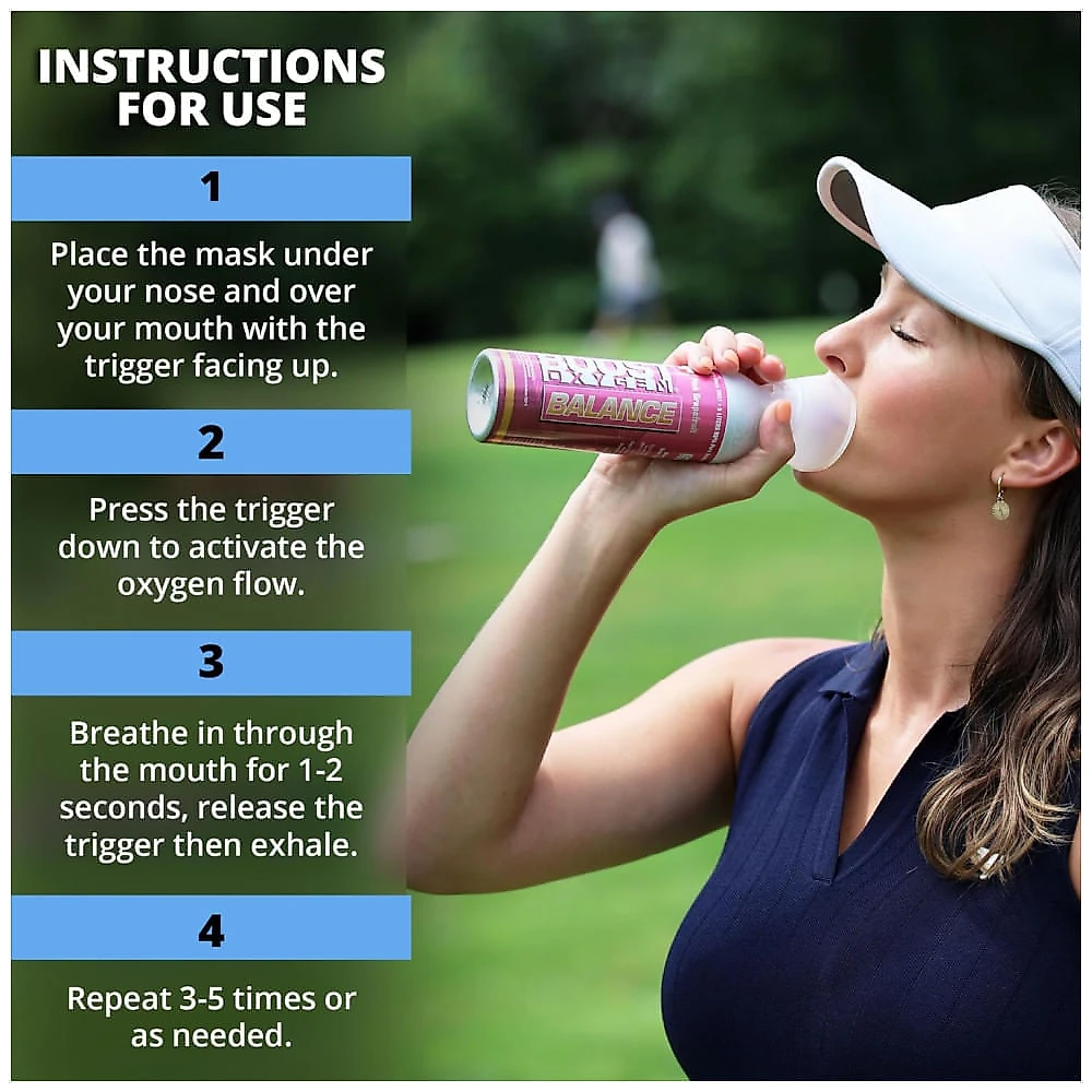 Boost Oxygen 3-Pack: Latas Portáteis de Respiração, Suporte Respiratório, 10 Litros, Natural. Ideal para suporte respiratório em qualquer lugar. 110v