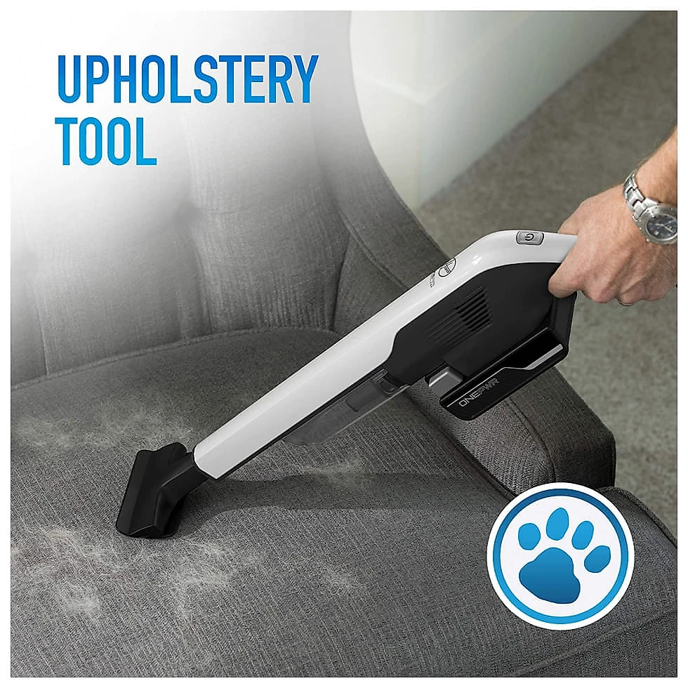 Aspirador de Pó Multifuncional Portátil sem Fio e Super Leve, 110V, Hoover BH57010, Branco