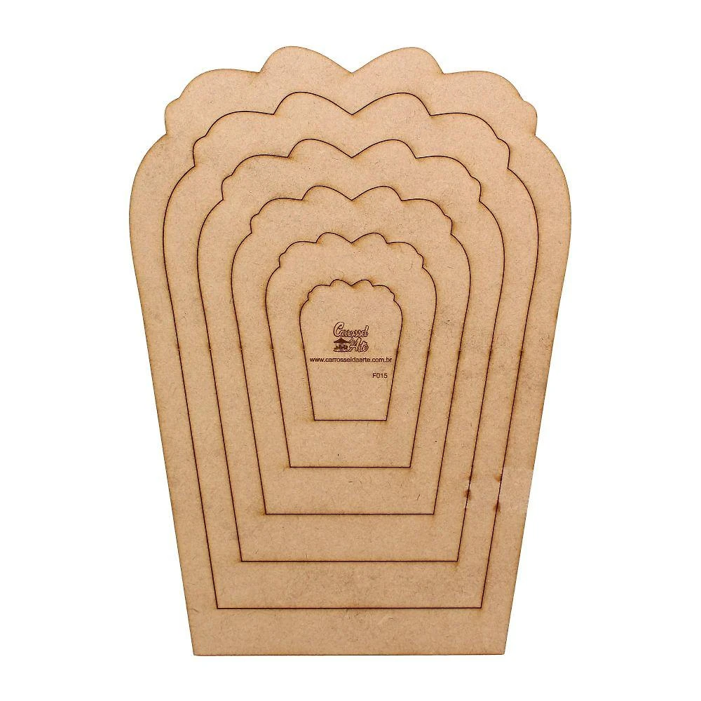 Gabarito Flor Gigante Mdf F015